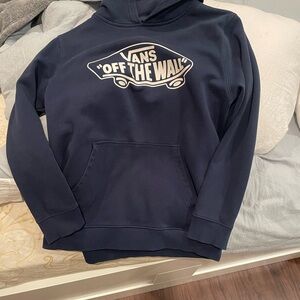 Vans Blue Hoodie XL YOUTH/ S Women’s